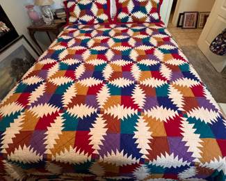 Queen bed, very clean mattress. 
Available for pre-sale, but you will need to bring help and tools to disassemble. 