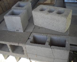 Cement blocks we have pavers too