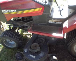 Murray 18.5 46" mower needs some repair/ we have a second same mower for parts only