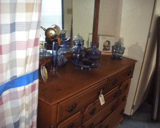 Small dresser and mirror