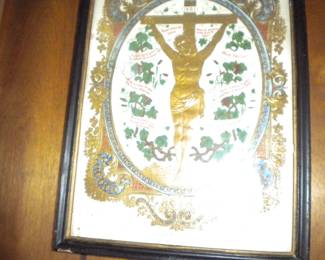 Antique Christ artwork