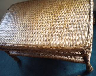 Wicker coffee table