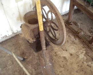  Antique corn grinder