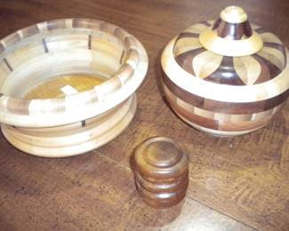 Inlaid wood items
