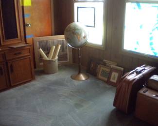 Globe, luggage and other
