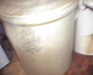 Several crocks and jugs