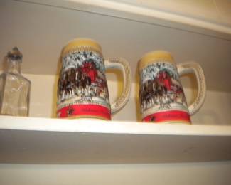 Budweiser collector mugs