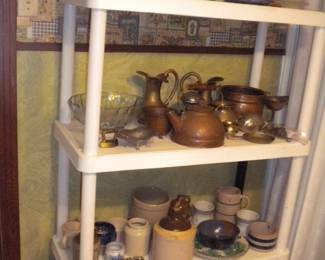 Brass, pottery and more