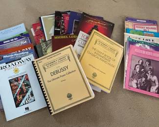 33 Books Individual Piano Sheet Music