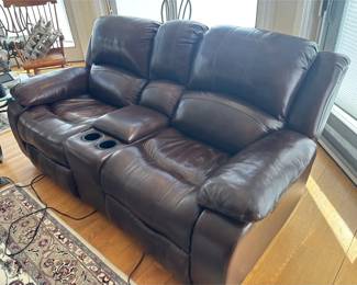 Brown Leather Sofa Recliners