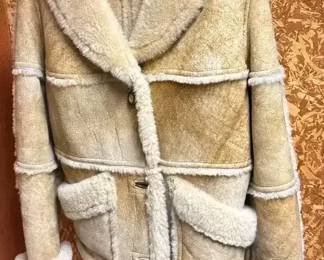 Vintage Shearling Sheepskin Coat