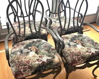 Four Chairs With Cushion Seats