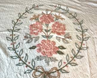 Two FULL size Chenille Bedspreads