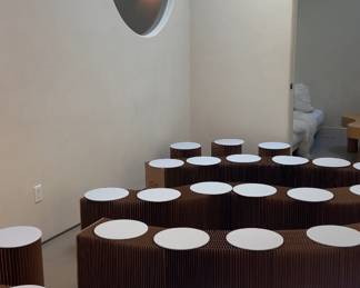 Collapsible event seating / display pieces