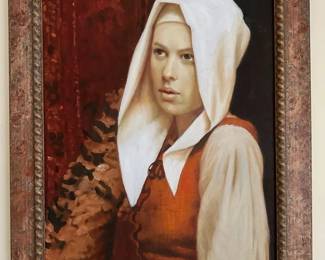 R. JEAN VALLIERES Original Oil on Linen