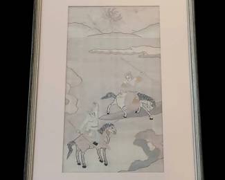 Antique Textile Panel