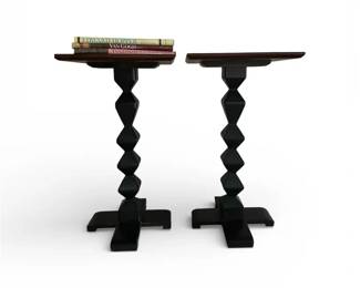 Geometric ETHAN ALLEN Accent Tables