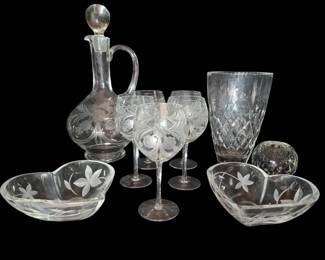 Etched Crystal Featuring ROGASKA Gallia