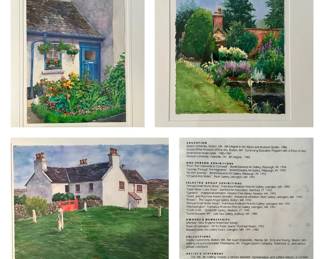 SHARON McCARTNEY Artist Signed Watercolors