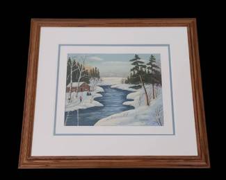 Original Oil Painting E.M. LEONARD