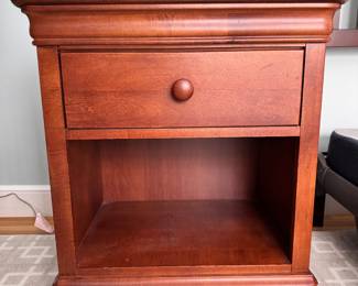 Wood nightstand by Stanley/Young America