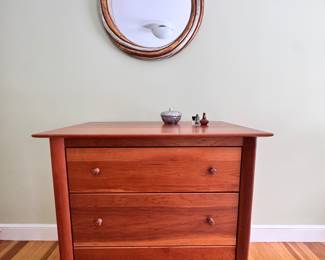 Crate and Barrel Copeland Sturbridge cherry 3-drawer dresser