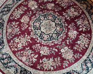 6’  diameter round rug