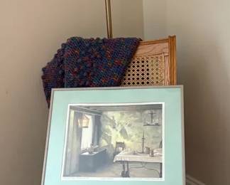 640 Cane Back Rocking Chair