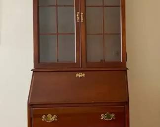 114 Cherry Secretary Hutch