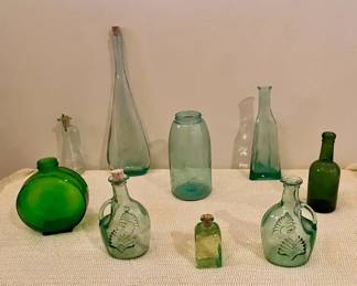 203 Green Glass Collection