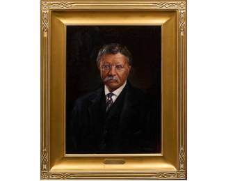 Carl Abken, Theodore Roosevelt, oil on canvas