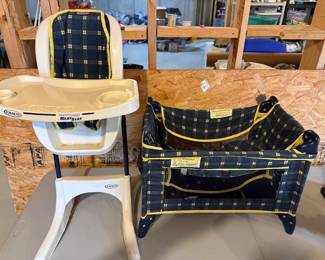 BABYDOLL HIGHCHAIR AND BED