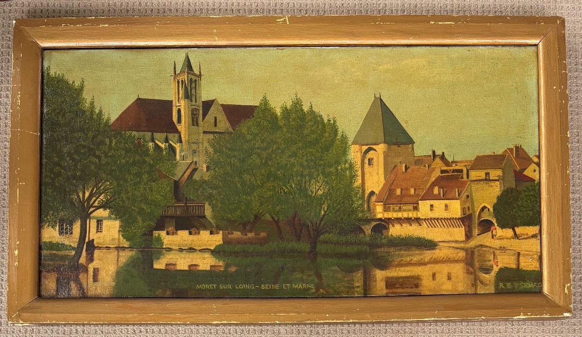 Painting of 'Moret Sur Loing'