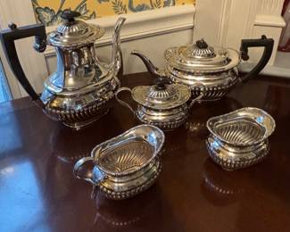 Sheffield Silverplate Tea/Coffee Service