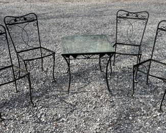 Garden Table - 4 Chairs