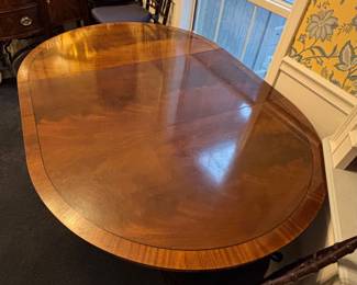 Baker Banded Dining Table - 2 Leaves