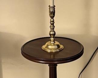 Nice Table with Attached Lamp