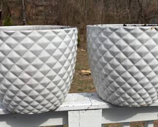 Pair of Ceramic Planters
