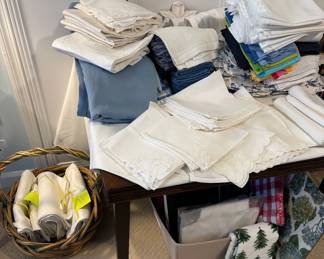 Variety of Table Linens