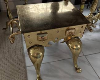 Brass Fireplace Footman