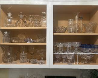 Crystal,  Glassware and Barware