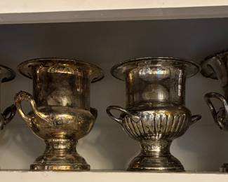 Several Silverplate Champagne Buckets