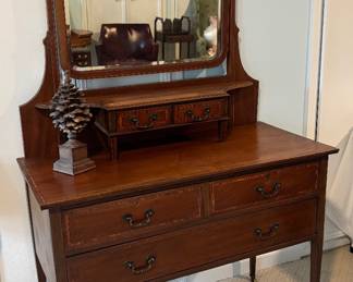 Edwardian Mirrored Dressing Table