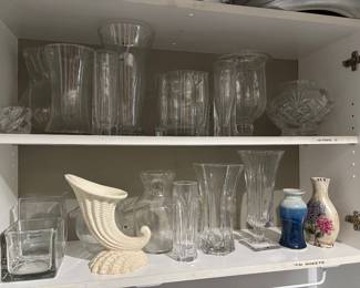 Lost of Vases to include Blenko