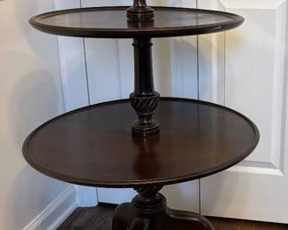 Antique 3 Tier Queen Anne Dumbwaiter