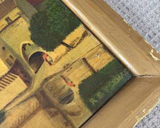 Painting Signature (same as 'Tattershall Castle' painting)