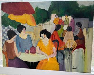 Tarkay Style Painting by Andre'