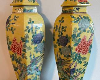 Pair of Ginger Jar Lamps