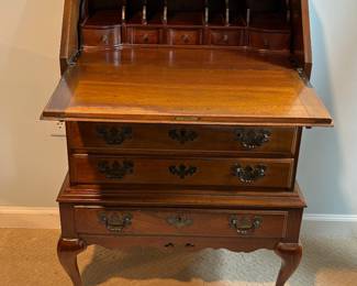 Slant Front Desk Open