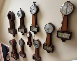 Assortment of Banjo Clocks